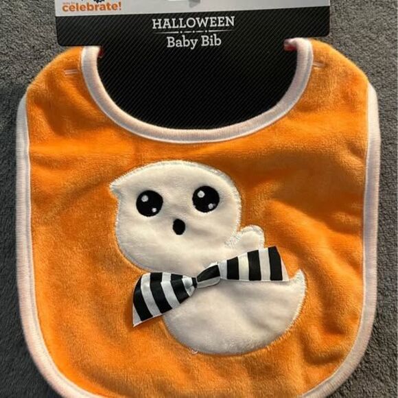NEW “My first Halloween!” Halloween Baby Bib - Picture 1 of 2